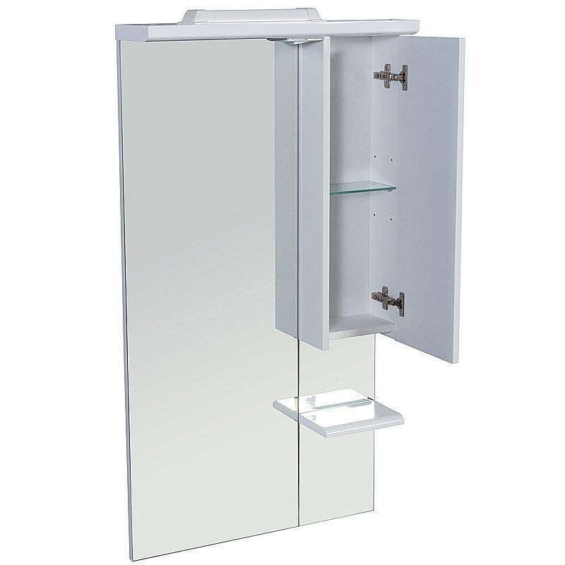 Зеркало со шкафом Rush Fiji 65 FIM18065W белый в ванную от интернет-магазине сантехники Sanbest