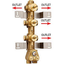 Внутренняя часть смесителя Bossini Oki/Cube Z001250000 купить в интернет-магазине сантехники Sanbest