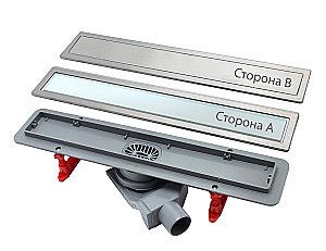 Душевой трап PESTAN Confluo Premium Glass Line 650 белое стекло/матовый хром купить в интернет-магазине Sanbest