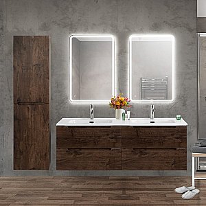 Тумба с раковиной BelBagno ETNA-1200-4C-SO-2-RW Rovere Moro для ванной в интернет-магазине Sanbest