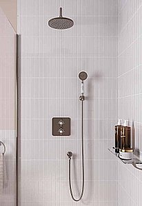 Полка стеклянная Burlington Guild GU030C 50 хром купить в интернет-магазине сантехники Sanbest