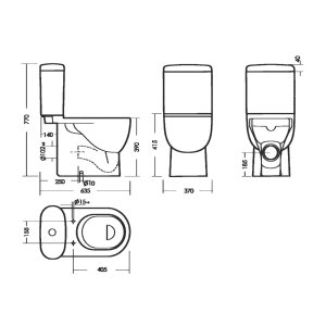 Унитаз-компакт Sanita luxe Art Comfort ARTSLCC01040622 с бачком, с крышкой микролифт, белый купить в интернет-магазине Sanbest