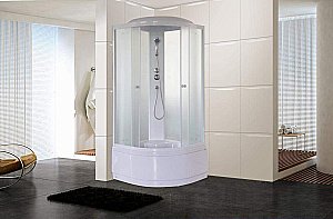 Душевая кабина Parly EF1021, 100x100, закрытая, стекло 4мм, ABS-поддон 42см, высота 215см купить в интернет-магазине Sanbest