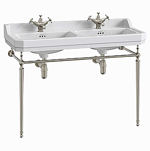 Консоль с раковиной Burlington Edwardian  B21 1TH 120 хром для ванной в интернет-магазине сантехники Sanbest
