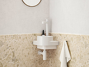 Раковина Ravak Yard 280 C XJX0E228001 белый матовый купить в интернет-магазине Sanbest