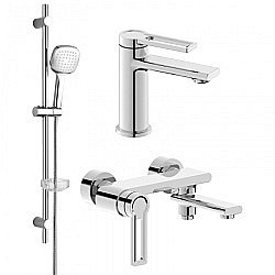 Набор смесителей Orange Splito M36-311cr хром купить в интернет-магазине сантехники Sanbest