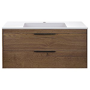 Тумба с раковиной Vincea Chiara 2D 1000 T.Oak для ванной в интернет-магазине Sanbest