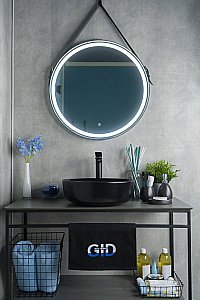 Раковина накладная Gid Esfera 41,5 Nc911 52224 черная матовая купить в интернет-магазине Sanbest