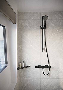 Полка Hansgrohe AddStoris 41741670 черная купить в интернет-магазине сантехники Sanbest