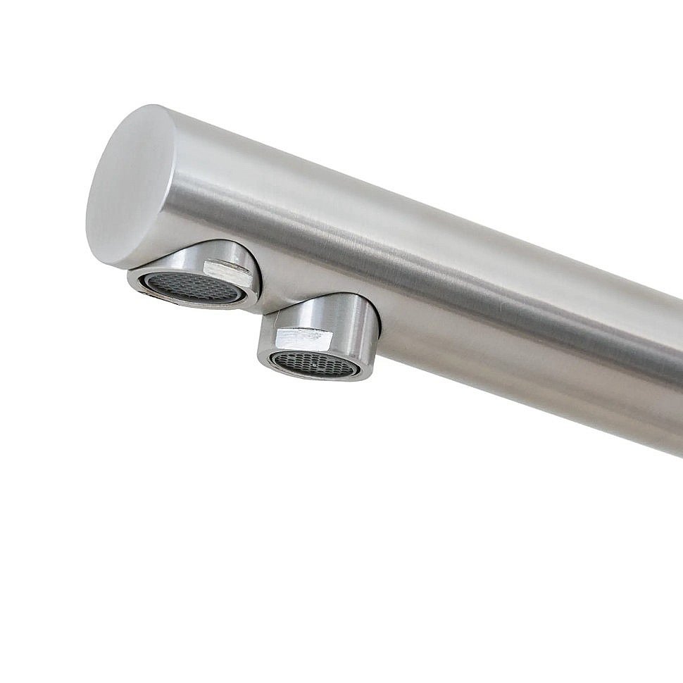 Смеситель для кухни PAINI Norda NRPW6433VEB90 никель купить в интернет-магазине сантехники Sanbest