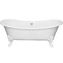 Ванна чугунная Elegansa Nadia 180х80 Н0000366B белая/ножки белые купить в интернет-магазине Sanbest