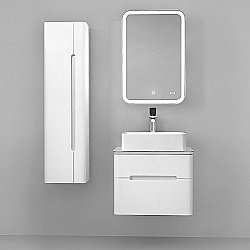 Тумба с раковиной Jorno Bosko 60 белая для ванной в интернет-магазине Sanbest