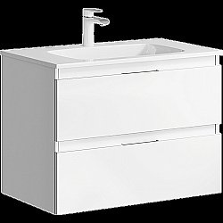 Тумба для раковины Aqwella Accent 75 ACC0175W белая купить в интернет-магазине сантехники Sanbest