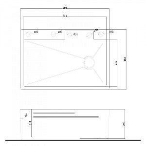 Мойка кухонная Abber WASSER KREIS AF2194NG никель купить в интернет-магазине сантехники Sanbest