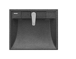 Раковина на стиральную машину Акватон Рейн 60 1A72103KRW210 графит купить в интернет-магазине Sanbest