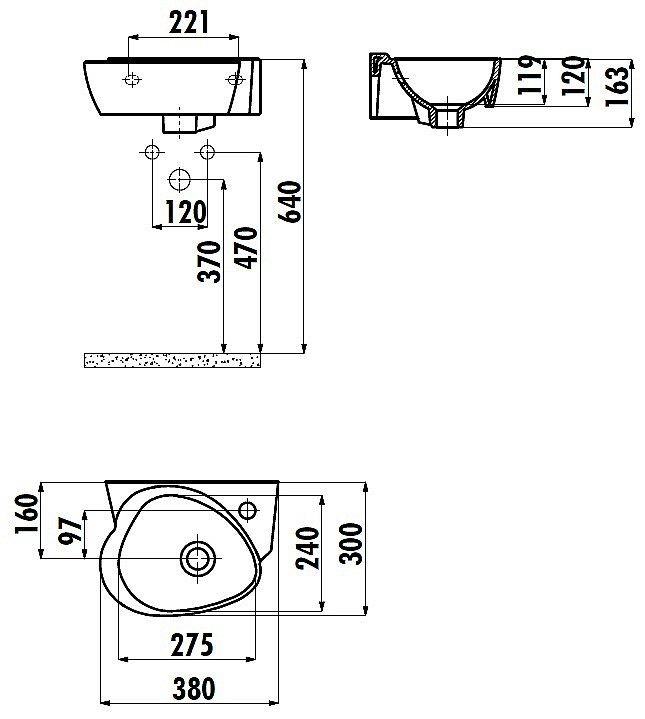 Раковина подвесная детская Creavit Cocuk 38 CK035.00000 белая купить в интернет-магазине Sanbest