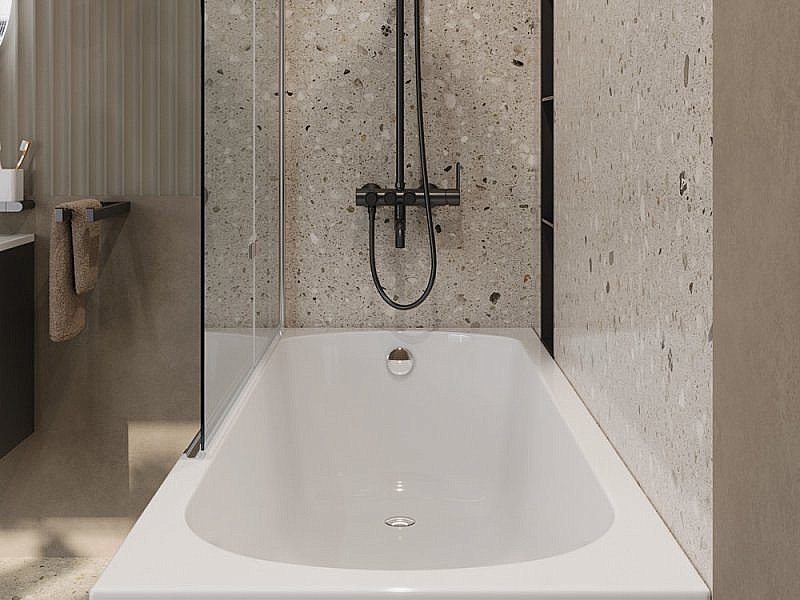 Ванна акриловая Cezares 155x70 ECO-155-70-41-W37 белая купить в интернет-магазине Sanbest