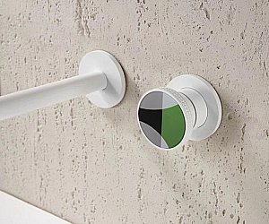 Смеситель для раковины Bronze de Luxe OMG! 9007W-G белый/зеленый купить в интернет-магазине сантехники Sanbest