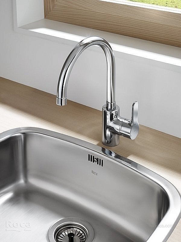 Смеситель для кухни Roca L20 5A8409C0M купить в интернет-магазине сантехники Sanbest