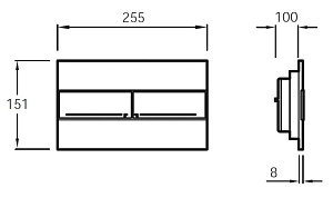 Унитаз подвесной Jacob Delafon STRUKTURA E21747RU-00 безободковый, с крышкой микролифт, с инсталляцией и белой кнопкой купить в интернет-магазине Sanbest