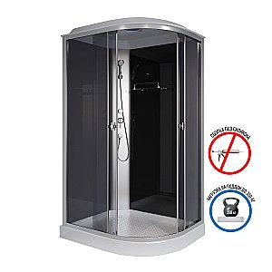 Душевая кабина Niagara Eco E120/80/13/TN 120х80 стекло тонированное/профиль хром купить в интернет-магазине Sanbest