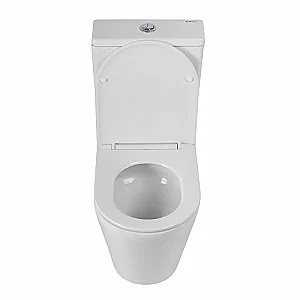 Унитаз напольный BelBagno FLAY-TOR BB2149CP-TOR/SC белый, с крышкой микролифт, с бачком, безободковый, слив-торнадо купить в интернет-магазине Sanbest