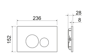 Унитаз подвесной Ceramica Nova Metropol CN4002_1001W_1000 купить в интернет-магазине Sanbest