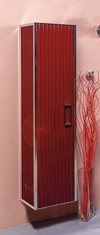 Пенал Armadi Art Monaco бордо с хромом для ванной в интернет-магазине сантехники Sanbest