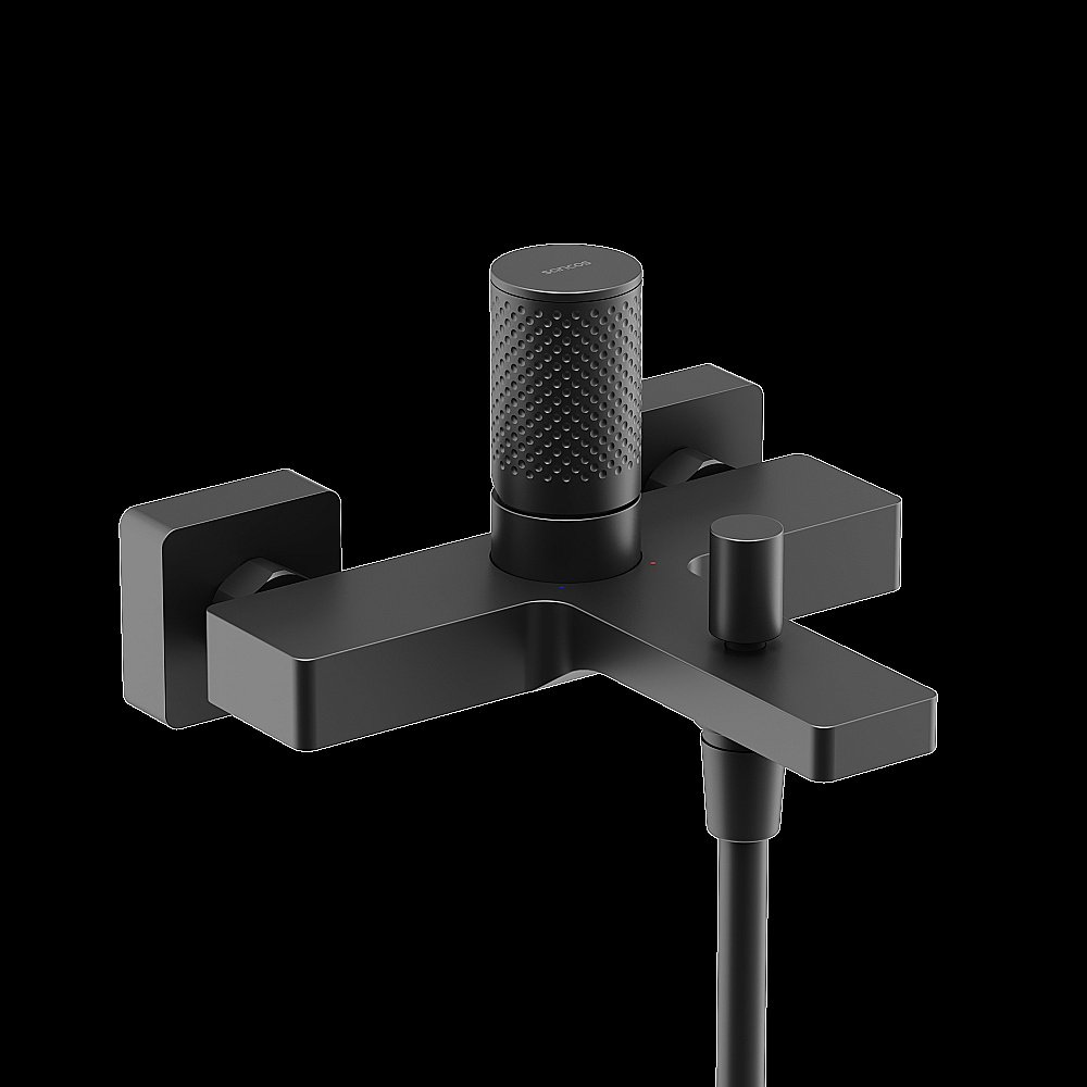 Смеситель для ванны и душа Sancos Nexus SC9014MB черный матовый купить в интернет-магазине сантехники Sanbest