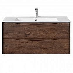 Тумба под раковину Vincea Paola 100 темное дерево купить в интернет-магазине сантехники Sanbest