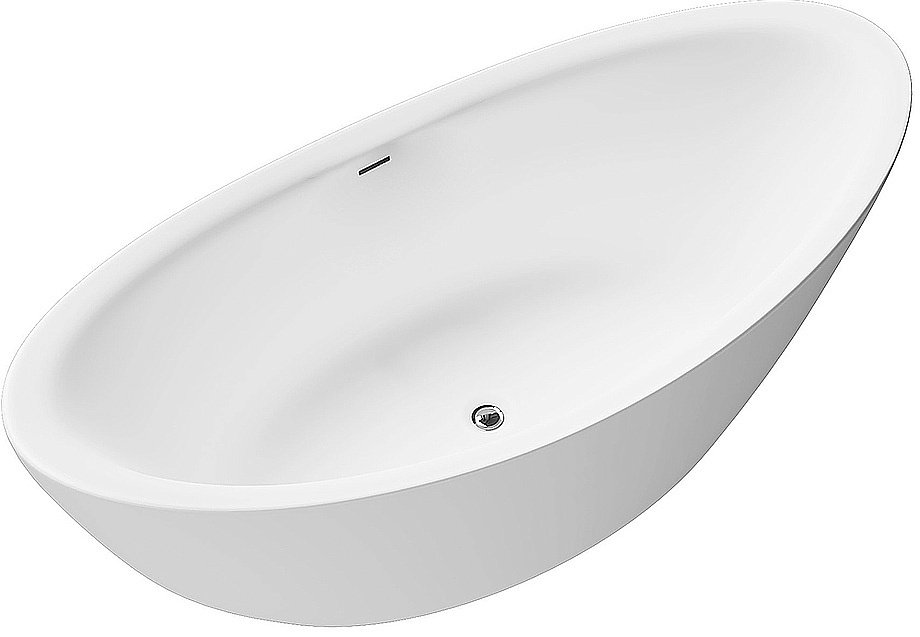 Ванна акриловая Grossman Galaxy GR-1402M 180х85 белая матовая купить в интернет-магазине Sanbest