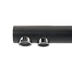 Смеситель для кухни Paulmark Essen Es213011-BLM Черный купить в интернет-магазине сантехники Sanbest