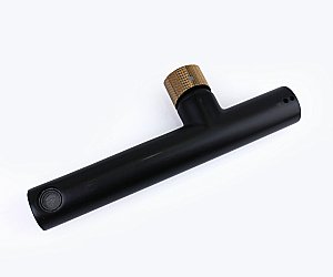 Смеситель для раковины Bronze de Luxe Avantgarde 2021MH черный/розовое золото купить в интернет-магазине сантехники Sanbest