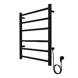 Полотенцесушитель электрический Azario PARMA П6 500х600 AZ10856B черный купить в интернет-магазине сантехники Sanbest