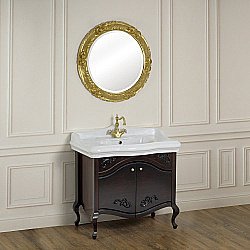 Тумба с раковиной Migliore Impero 90 Noce для ванной в интернет-магазине Sanbest