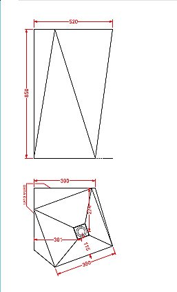 Раковина напольная Artceram Sharp 52 OSL008 01 00 bi белая купить в интернет-магазине Sanbest