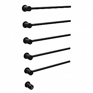 Полотенцесушитель электрический ABBER Charme AH4005MB черный матовый купить в интернет-магазине сантехники Sanbest