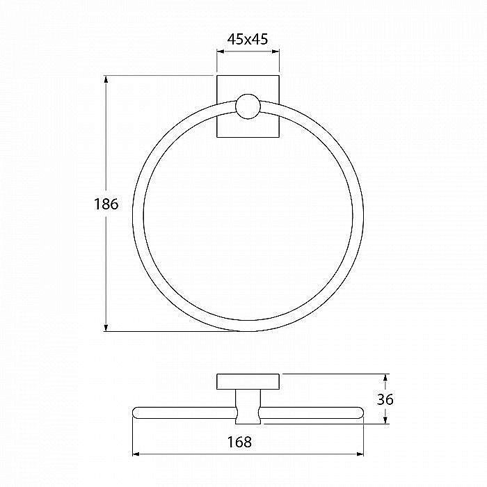 Полотенцедержатель IDDIS Edifice EDISBO0i51 купить в интернет-магазине сантехники Sanbest