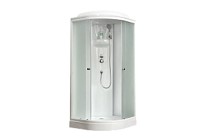 Душевая кабина Royal Bath RB100HK4-MM 100x100 профиль белый/стекло матовое купить в интернет-магазине Sanbest