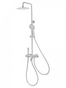 Душевая система с термостатом WONZON & WOGHAND The ONE WW-B3094-MW белый матовый купить в интернет-магазине сантехники Sanbest
