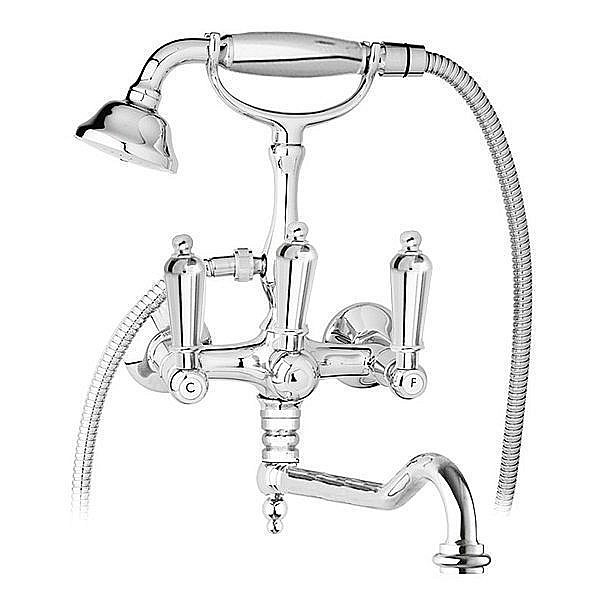 Смеситель для ванны Cezares FIRST-VDF-01-M хром купить в интернет-магазине сантехники Sanbest