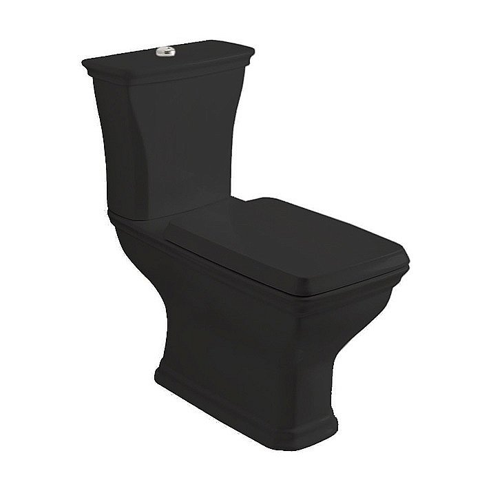 Унитаз напольный Artceram CIVITAS CIV004 03 00 черный купить в интернет-магазине Sanbest