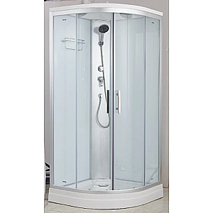 Душевая кабина Timo Imwei 90х90 XDS-09SC стекло прозрачное/профиль серебро купить в интернет-магазине Sanbest