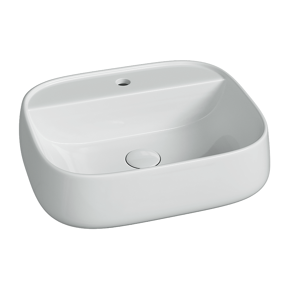 Раковина Ceramica Nova Fonte 50 CN5051 белая купить в интернет-магазине Sanbest