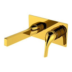 Смеситель для раковины WasserKRAFT Sauer 7130 золото купить в интернет-магазине сантехники Sanbest