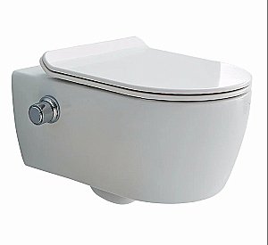 Унитаз SSWW CT2039V-B белый безободковый, с крышкой микролифт, функцией биде купить в интернет-магазине Sanbest