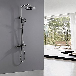 Душевая система Abber Thermostat AF8516NG никель купить в интернет-магазине сантехники Sanbest