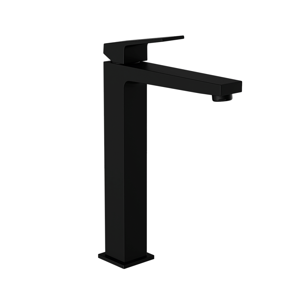 Смеситель для раковины VitrA Minimax Square A4372436EXP матовый черный купить в интернет-магазине сантехники Sanbest