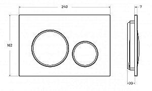 Инсталляция для унитаза BelBagno BB-101-M-BC купить в интернет-магазине сантехники Sanbest