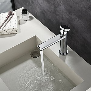 Смеситель для раковины Black&white Gravity GF-7107-С хром купить в интернет-магазине сантехники Sanbest